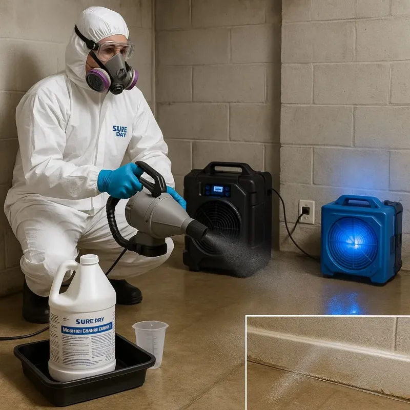 Sanitization and Odor Removal process in Brecksville, OH